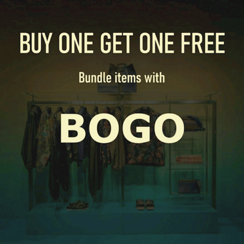 🅱️🅾️G🅾️ BUY ONE GET ONE FREE!